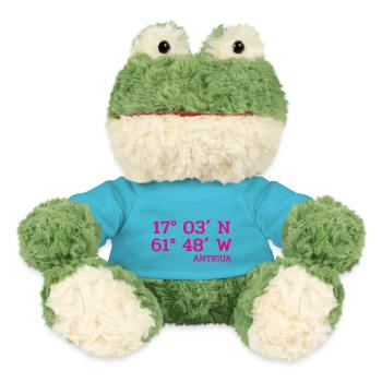 Antigua Coordinates - Coordinates - Caribbean - MiniFeet® Frog Torge - atoll blue - Front