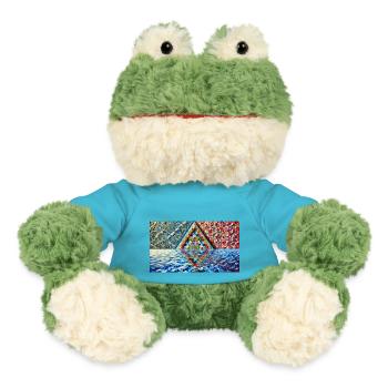 Triangle capable de licorne - Grenouille Torge MiniFeet® - bleu outremer - Devant