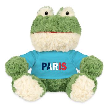 Paris in national colours - MiniFeet® Frog Torge - atoll blue - Front