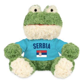 Drapeau de la Serbie - Grenouille Torge MiniFeet® - bleu outremer - Devant