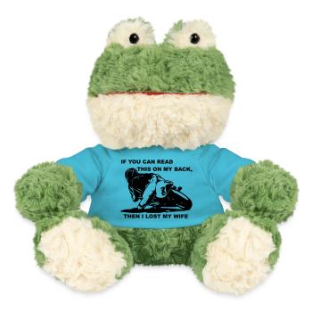 Motorrad Bike Biker Rocker Enduro Sport - MiniFeet® Frosch Torge - Atollblau - Vorne