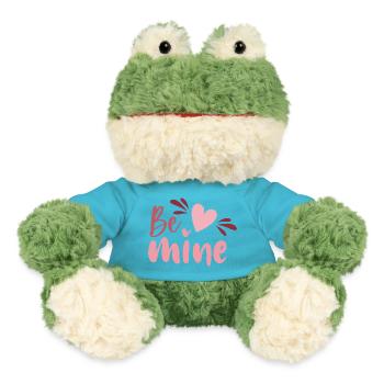 Be Mine Heart Script - MiniFeet® Frog Torge - atoll blue - Front