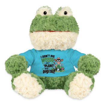 JARDINIER. JE PLANTE JUSTE NE PAS NUMÉRIQUE - Grenouille Torge MiniFeet® - bleu outremer - Devant