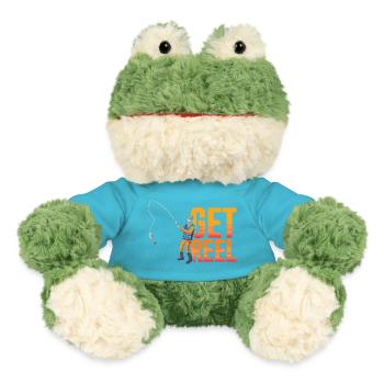 Angler Fischer Angeln Sportfischer - MiniFeet® Frosch Torge - Atollblau - Vorne