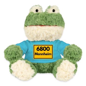 ANCIEN CODE POSTAL RETRO 6800 MANNHEIM Squares - Grenouille Torge MiniFeet® - bleu outremer - Devant