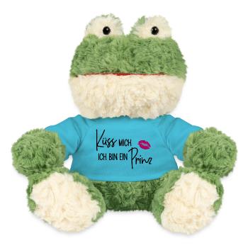 Küss mich Ich bin ein Prinz - Frosch - MiniFeet® Frosch Torge - Atollblau - Vorne