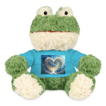 Heart of water and light - MiniFeet® Frog Torge - atoll blue - Front