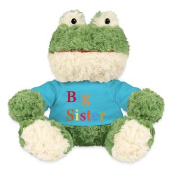 Große Schwester, Neugeborenes, Mädchen - MiniFeet® Frosch Torge - Atollblau - Vorne