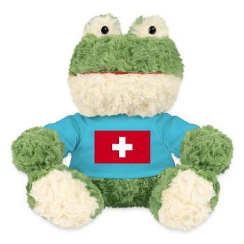 Drapeau national suisse - Grenouille Torge MiniFeet® - bleu outremer - Devant