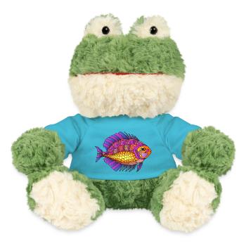 Fish - MiniFeet® Frog Torge - atoll blue - Front