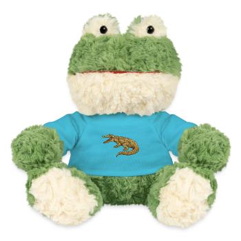 Alligator Krokodil Gator Reptilien Tier Alligator - MiniFeet® Frosch Torge - Atollblau - Vorne