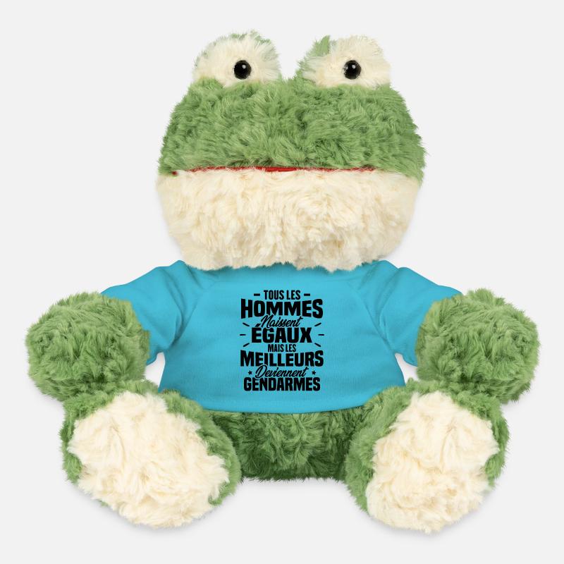 Les meilleurs hommes deviennent gendarmes - Grenouille Torge MiniFeet® - bleu outremer