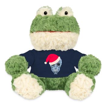 X-ray skull Santa hat, drawing - MiniFeet® Frog Torge - french navy - Front