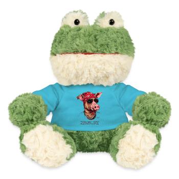 2Pig4Life Hip-Hop Rap Gangster MC Rappeur Cochon - Grenouille Torge MiniFeet® - bleu outremer - Devant