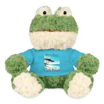 Aruba Vacation Eagle Beach Design - MiniFeet® Frog Torge - atoll blue - Front