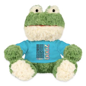 Bester Papa der Welt seit 2000 Vatertag - MiniFeet® Frosch Torge - Atollblau - Vorne
