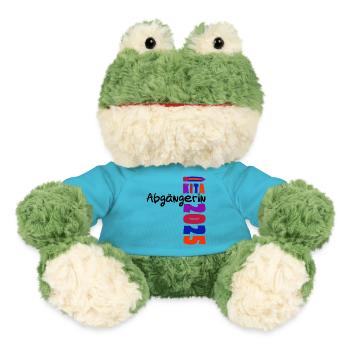 KiTa Abgängerin 2025 - Kindertagesstätte Abschluss - MiniFeet® Frosch Torge - Atollblau - Vorne