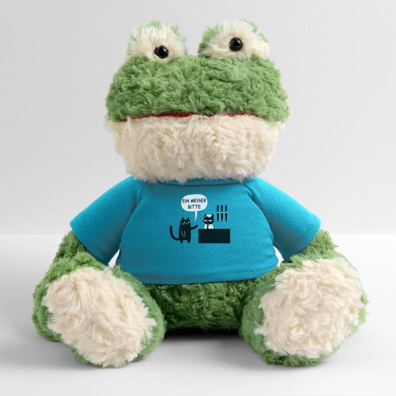 Ein Messer bitte – Schwarzer Humor mit Katze MiniFeet® Frosch Torge