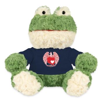 Conception de la carte du cœur de l’aigle polonais - Grenouille Torge MiniFeet® - bleu marine - Devant