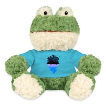 Caraïbes, Île, Exotique, Botanique, Flore, Nature, Voyage - Grenouille Torge MiniFeet® - bleu outremer - Devant