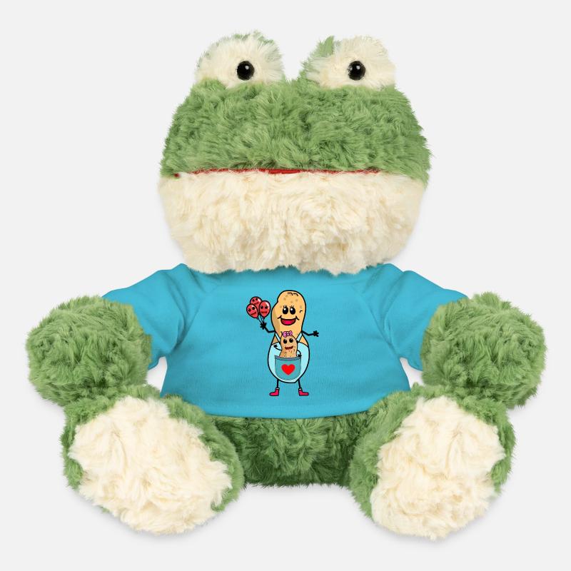 Noix de maman maman de cacahuète - Grenouille Torge MiniFeet® - bleu outremer