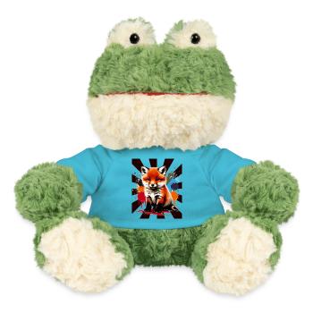 Fuchs Füchse Kinder Kind - MiniFeet® Frosch Torge - Atollblau - Vorne