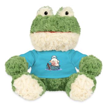 Sailor, Boat, Captain, Sailor, Piggy, Piglet - MiniFeet® Frog Torge - atoll blue - Front