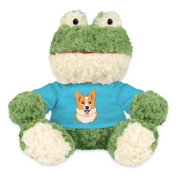 Corgi gallois Pembroke - Grenouille Torge MiniFeet® - bleu outremer - Devant