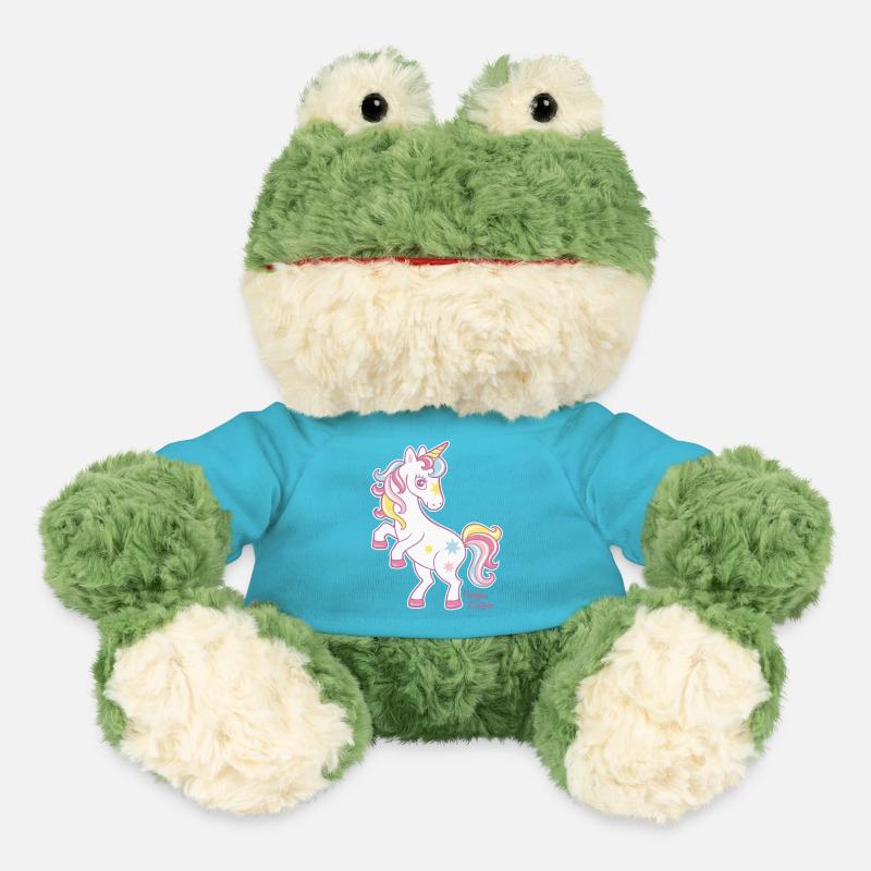 Petite licorne - Grenouille Torge MiniFeet® - bleu outremer