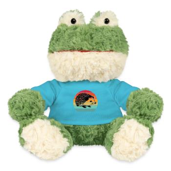 Vintage Retro Igel - MiniFeet® Frosch Torge - Atollblau - Vorne