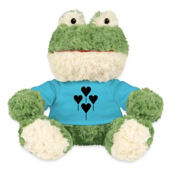 Ballons en forme de cœur - Grenouille Torge MiniFeet® - bleu outremer - Devant