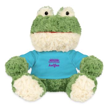 helfen wir uns - MiniFeet® Frosch Torge - Atollblau - Vorne