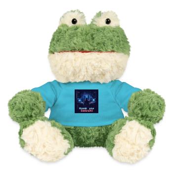 Bitcoin Satoshi - Grenouille Torge MiniFeet® - bleu outremer - Devant