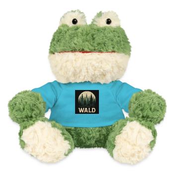 Fir Trees Forest Design - MiniFeet® Frog Torge - atoll blue - Front