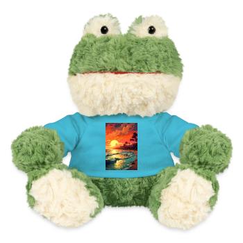 Holidays Beach Vacationers Wave - MiniFeet® Frog Torge - atoll blue - Front