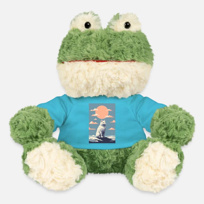 Chat Chat Amoureux Chaton Propriétaire Chaton - Grenouille Torge MiniFeet® - bleu outremer