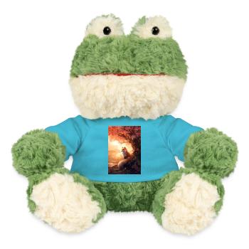 Fox Foxes Animal Animals - MiniFeet® Frog Torge - atoll blue - Front