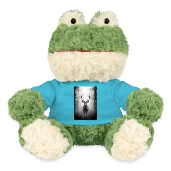 Reh Hirsch Jäger Tier Animal - MiniFeet® Frosch Torge - Atollblau - Vorne