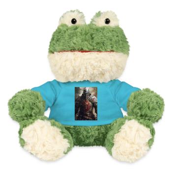 Deus Vult Kreuzritter Tempelritter Mittelalter - MiniFeet® Frosch Torge - Atollblau - Vorne
