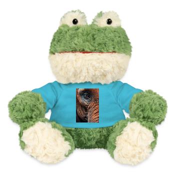 Elefant Tier Elefanten Zoo Closeup Face - MiniFeet® Frosch Torge - Atollblau - Vorne