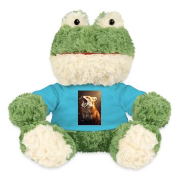 Fox Foxes Animal Animal - MiniFeet® Frog Torge - atoll blue - Front