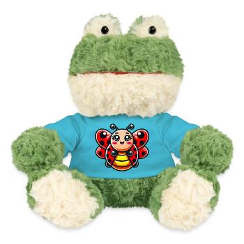 Ladybug Comic - MiniFeet® Frog Torge - atoll blue - Front