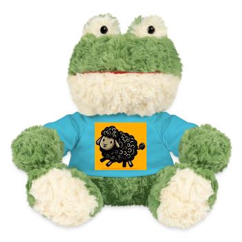 Mouton noir - Grenouille Torge MiniFeet® - bleu outremer - Devant