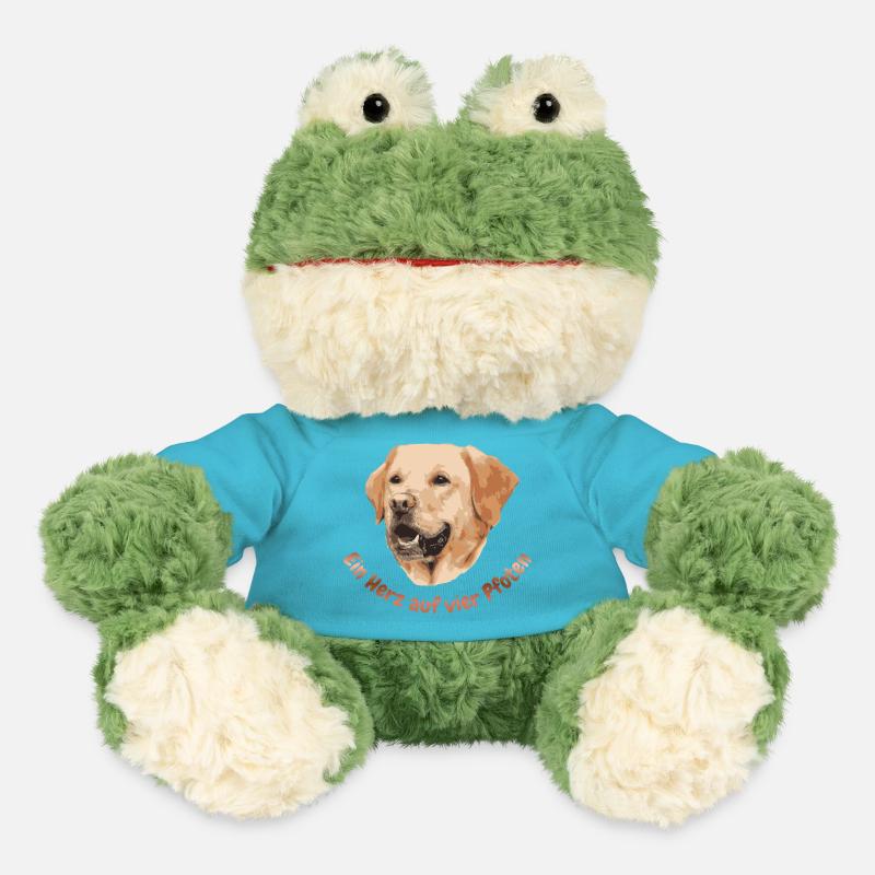 A heart on four paws - MiniFeet® Frog Torge - atoll blue