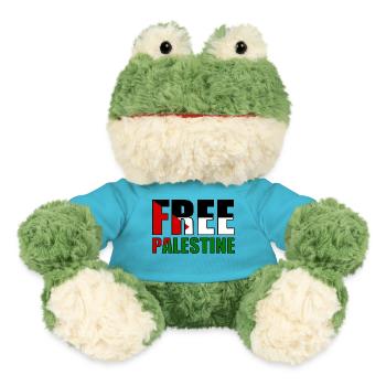 Free palestine - MiniFeet® Frog Torge - atoll blue - Front