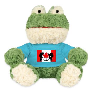 Le Canada, mon pays, mon drapeau ! - Grenouille Torge MiniFeet® - bleu outremer - Devant