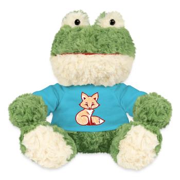Renard roux (rouge) - Grenouille Torge MiniFeet® - bleu outremer - Devant