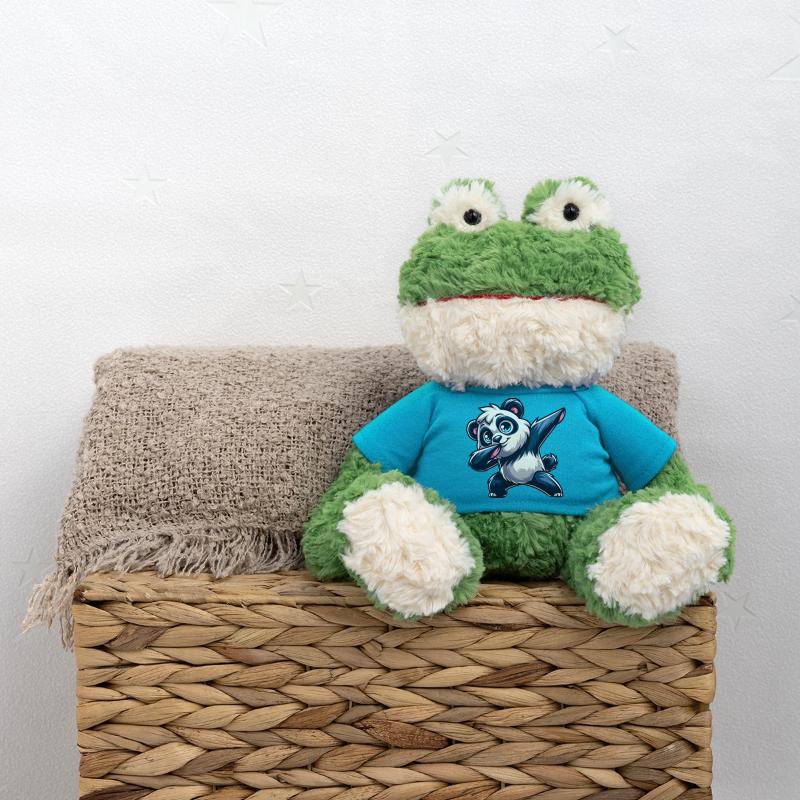 Cute Panda Makes Dab Cartoon MiniFeet® Frog Torge