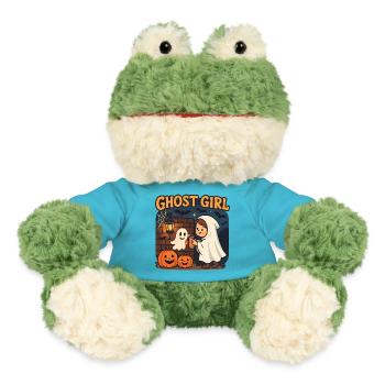 Ghost Girl Halloween - MiniFeet® Frog Torge - atoll blue - Front
