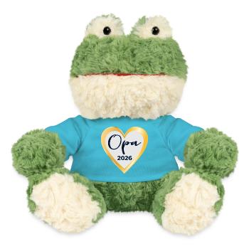 BABY MESSAGE GRANDPA 2026 HEART - MiniFeet® Frog Torge - atoll blue - Front